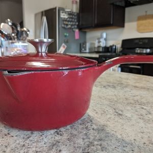 SOLD Cuisinart 2-Quart Saucepan in Cardinal Red